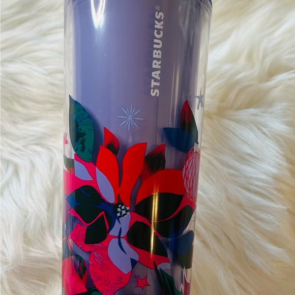 Starbucks Purple Color Change Point-setter Cup Tumbler 24oz NWT 2023 Holiday - Picture 10 of 11